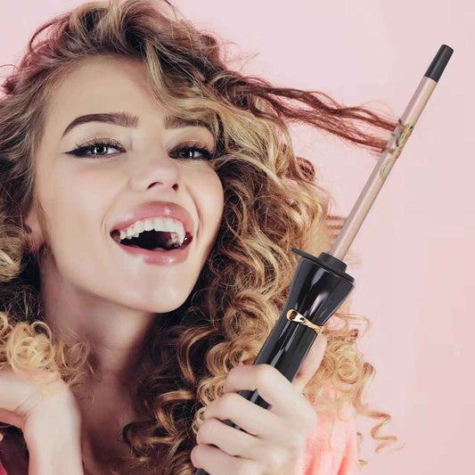 Hatteker Negative Ion 9mm Curling Iron & Hair Roller Styling Tool