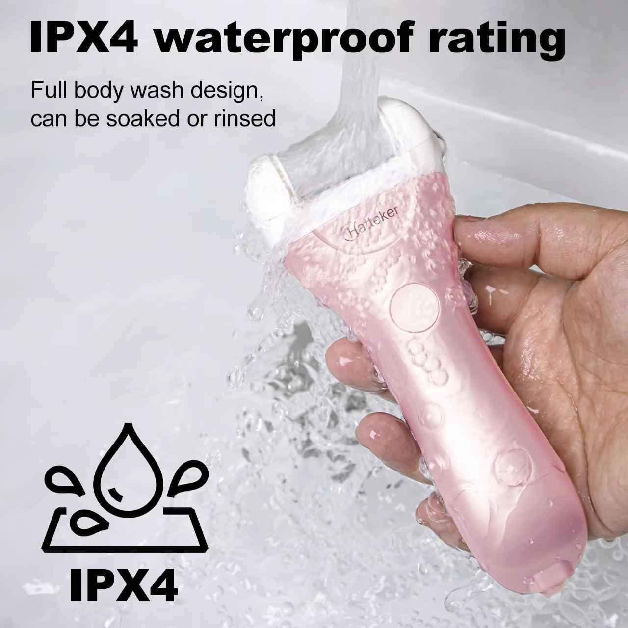 USB Rechargeable Electric Foot Callus Remover - Dead Skin Grinder for Smooth Feet