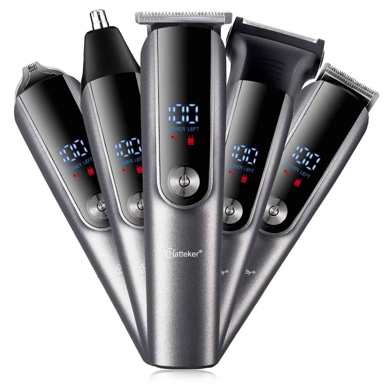 5-in-1 Professional Beard Trimmer for Men | Multifunctional Grooming Kit & Hair Clippers