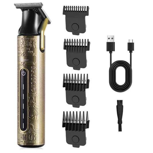 T-Blade Hair Cutting Machine - USB Rechargeable Men's Hair Trimmer & Bald Clippers