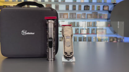 Professional Hair Clipper for Hatteker – Cordless Barber Trimmer Set Waterproof Grooming Kit