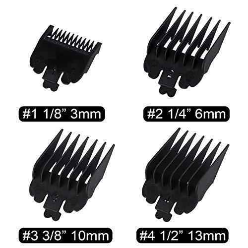 8 Pack Hair Clipper Limit Guide Combs Replacement Guards Set Attachment