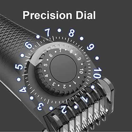 HATTEKER Professional Electric Groin Hair Trimmer Below-The-Belt Trimmer