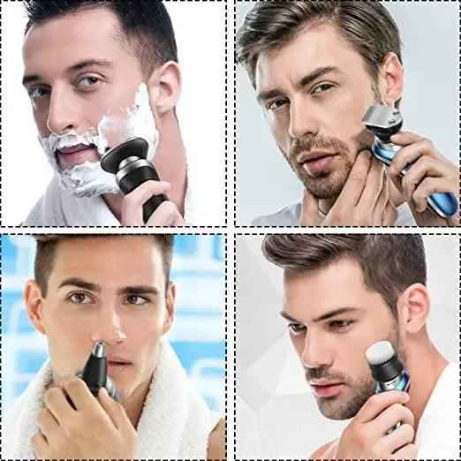 HATTEKER Electric Shaver Trimmer Cordless Beard Nose Hair Waterproof RSCK-960804