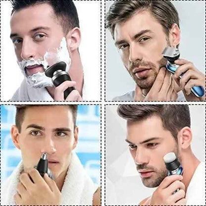 HATTEKER Electric Shaver Trimmer Cordless Beard Nose Hair Waterproof RSCK-960804