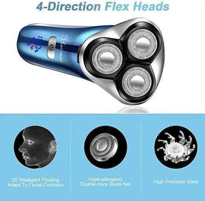 HATTEKER Electric Shaver Trimmer Cordless Beard Nose Hair Waterproof RSCK-960804