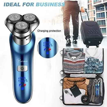HATTEKER Electric Shaver Trimmer Cordless Beard Nose Hair Waterproof RSCK-960804