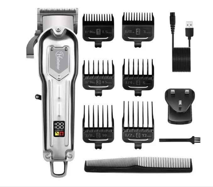 HATTEKER Hair Clipper Trimmer Cordless USB Rechargeable