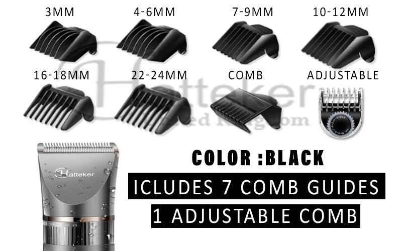 HATTEKER Replacement Comb Set rfc-69031 Set 8 Pcs Guide Adjustable Limit For Hatteker Trimmer RFC-69031