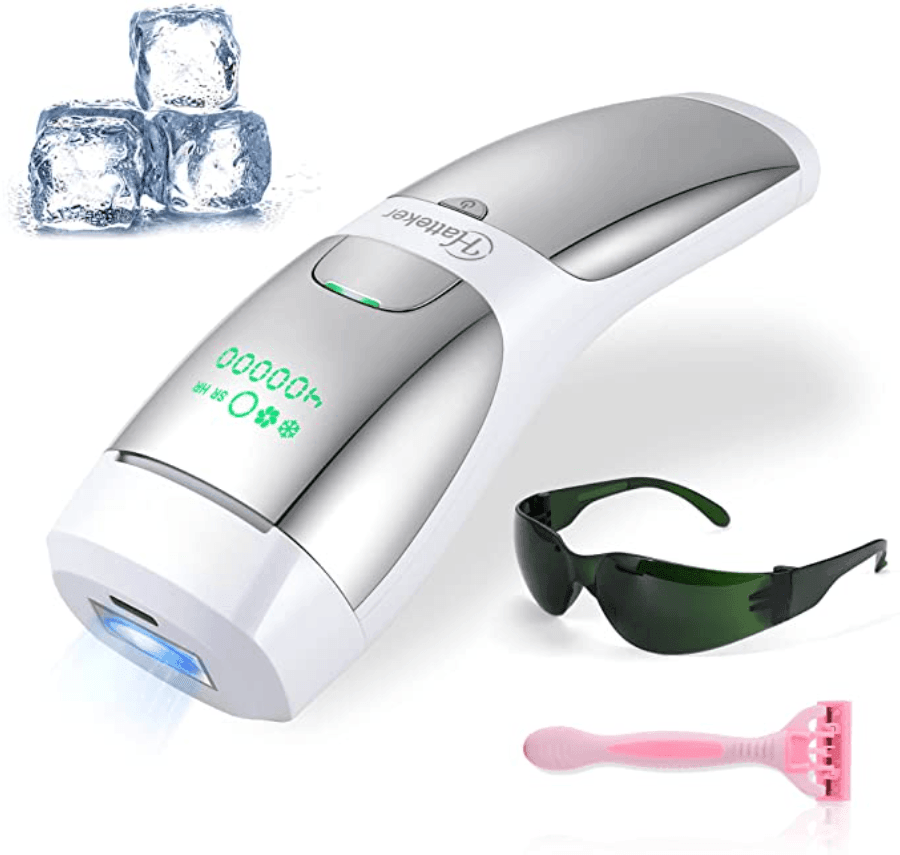 HATTEKER Laser Permanent Painless for Facial Whole Body Hair Removal Device Sapphire Freezing Point