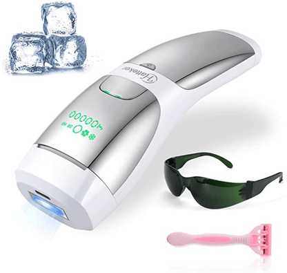 HATTEKER Laser Permanent Painless for Facial Whole Body Hair Removal Device Sapphire Freezing Point