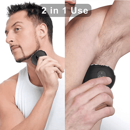 HATTEKER Mens Electric Shaver  Cordless Electric Razor Body Grooming LED Waterproof