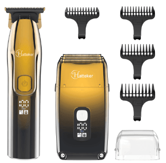 Hatteker Triple Blade Foil Shaver with Precision Trimmer – Waterproof Cordless Grooming Machine