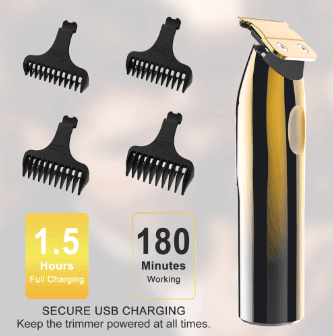 Hatteker Triple Blade Foil Shaver with Precision Trimmer – Waterproof Cordless Grooming Machine