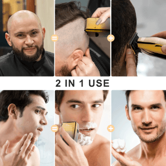 Hatteker Triple Blade Foil Shaver with Precision Trimmer – Waterproof Cordless Grooming Machine