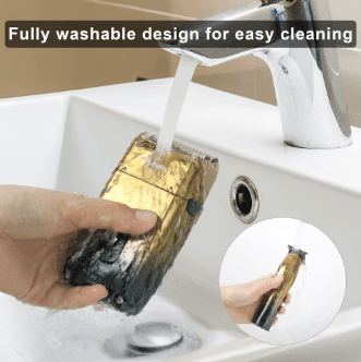 Hatteker Triple Blade Foil Shaver with Precision Trimmer – Waterproof Cordless Grooming Machine