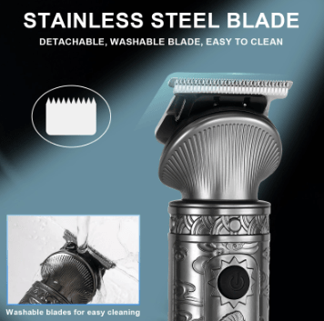 Hatteker 6 in 1 hair clipper sets hair trimmer hair cutting  USB charging electric shaver RFC-5618