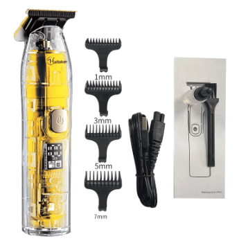 HATTEKER Cordless electric hair trimmer powerful beard hair clipper