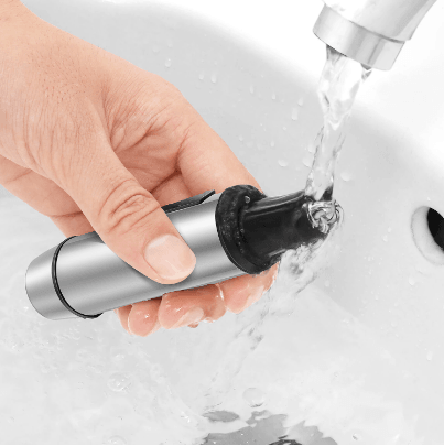 HATTEKER Nose Hair Trimmer 4 in 1 Multifunctional AA Battery Waterproof beard trimmer