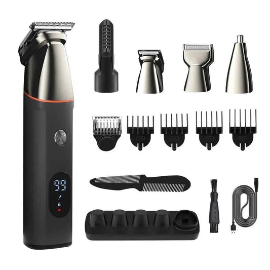 ELECTRIC hair clipper waterproof 5 in1 professional trimmer razor beard body hair cutting
