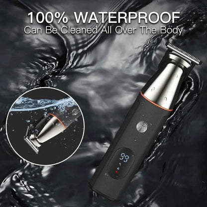 ELECTRIC hair clipper waterproof 5 in1 professional trimmer razor beard body hair cutting