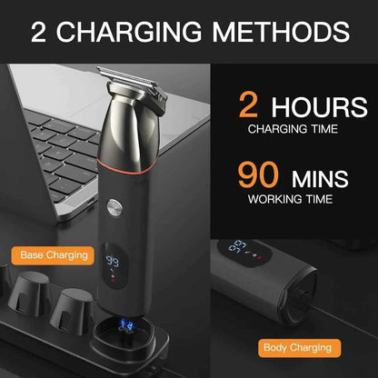 ELECTRIC hair clipper waterproof 5 in1 professional trimmer razor beard body hair cutting