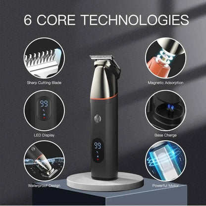 ELECTRIC hair clipper waterproof 5 in1 professional trimmer razor beard body hair cutting