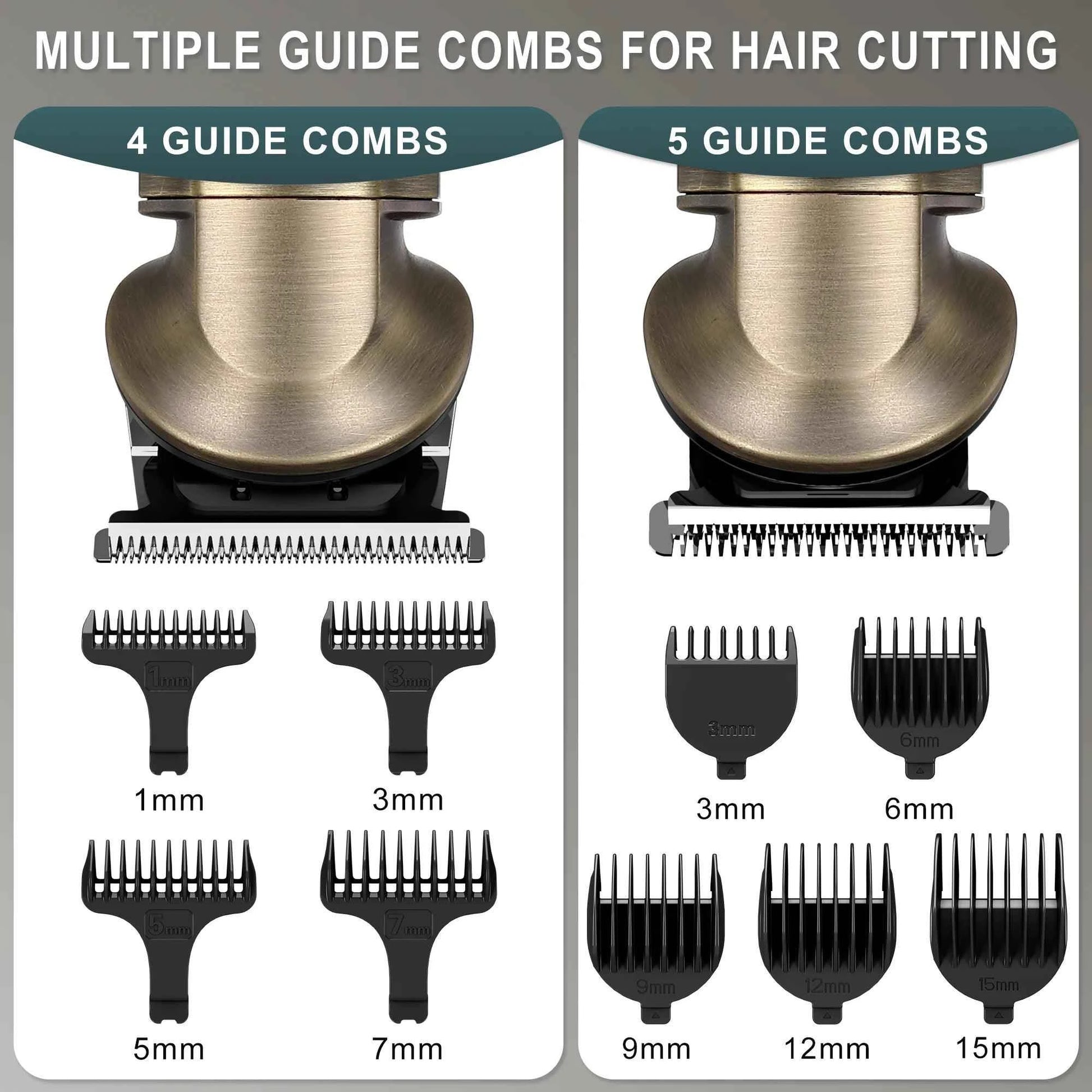 HATTEKER all in one electric hair trimmer 7 blades hair clipper body hair removal baber haircut machine nose