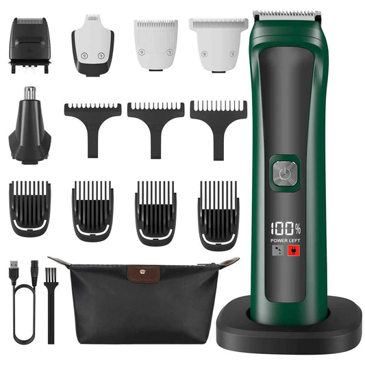 Hatteker 5-in-1 Pro Hair Clipper Set | USB Charging Hair Trimmer for Men