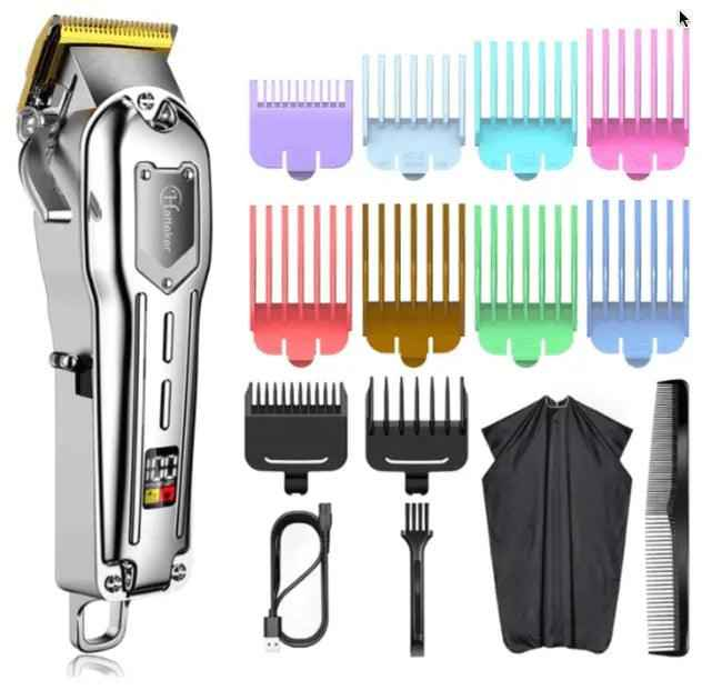 HATTEKER Hair Clipper Trimmer Cordless USB Rechargeable