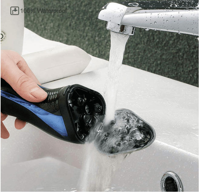 HATTEKER Electric Shaver Razor Beard Trimmer for Men Pop-Trimmer Waterproof