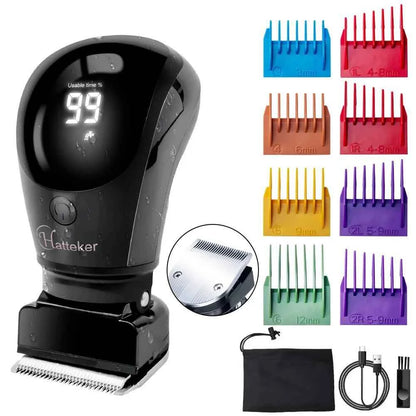 HATTEKER Handheld Electric Hair Clipper Hair Trimmer Pubic Body Grooming Bikini