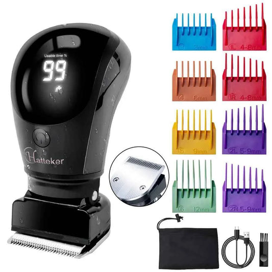 HATTEKER Handheld Electric Hair Clipper Hair Trimmer Pubic Body Grooming Bikini