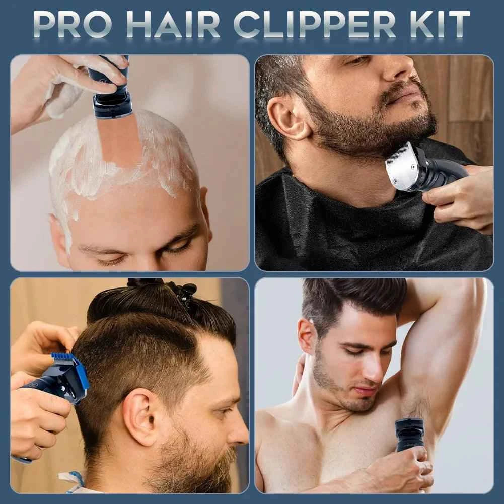 HATTEKER Handheld Electric Hair Clipper Hair Trimmer Pubic Body Grooming Bikini