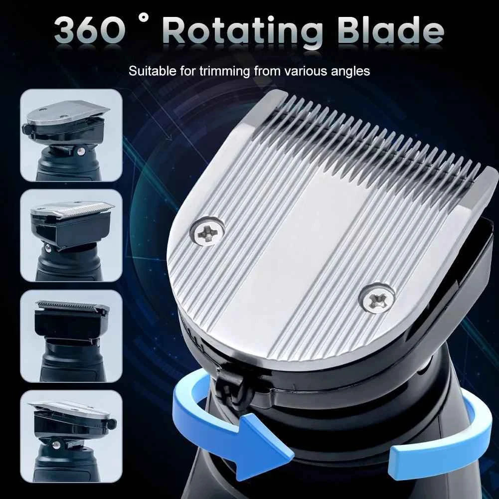 HATTEKER Handheld Electric Hair Clipper Hair Trimmer Pubic Body Grooming Bikini