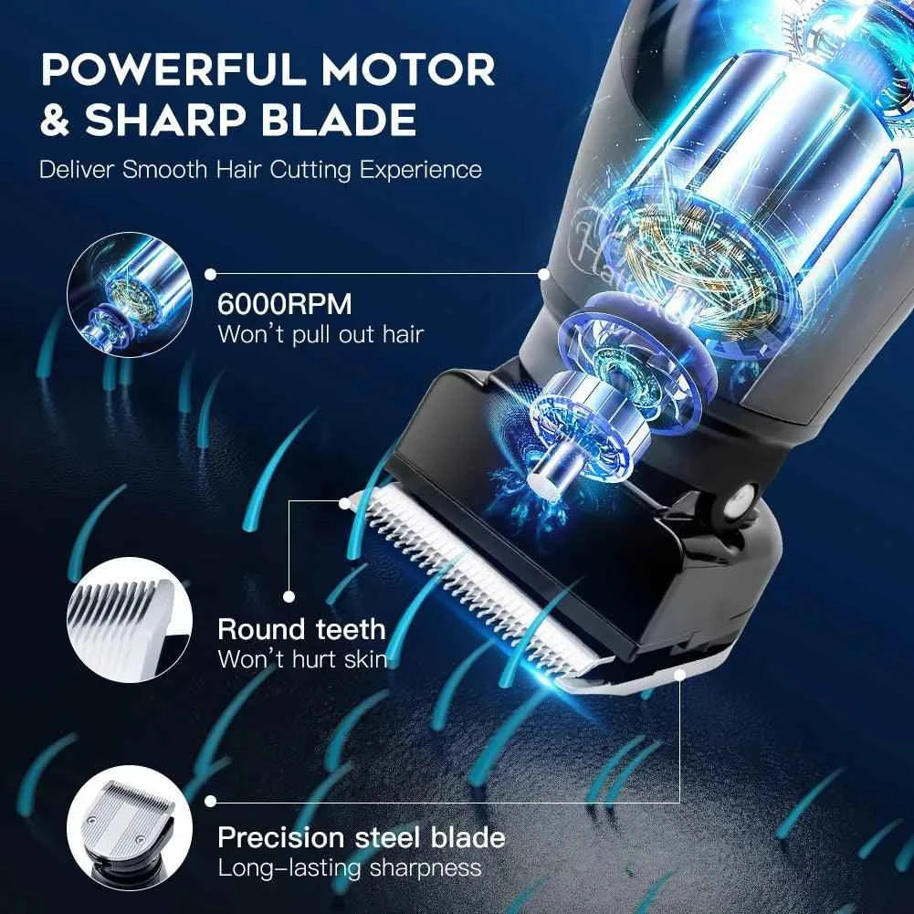 HATTEKER Handheld Electric Hair Clipper Hair Trimmer Pubic Body Grooming Bikini