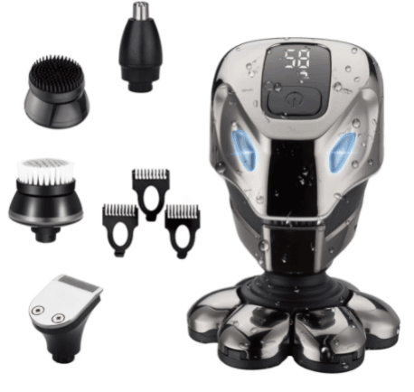 HATTEKER Blad hair clipper for Men 5 in 1 Electric Razor Multifunctional