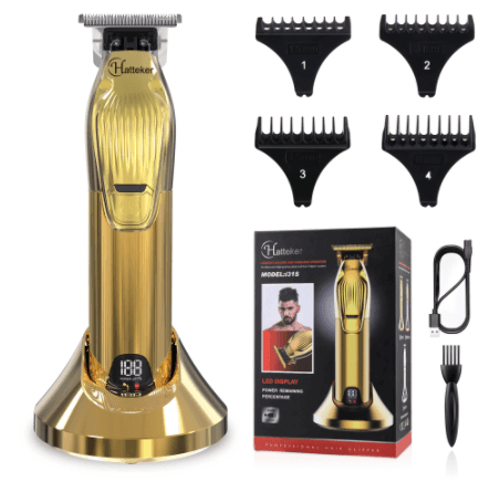 HATTEKER Professional Hair Clippers Cordless Pro Li Outlining Trimmer