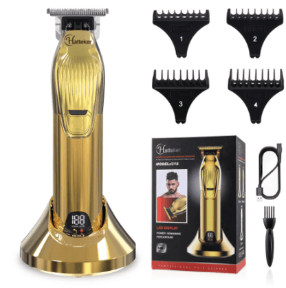 HATTEKER Professional Hair Clippers Cordless Pro Li Outlining Trimmer