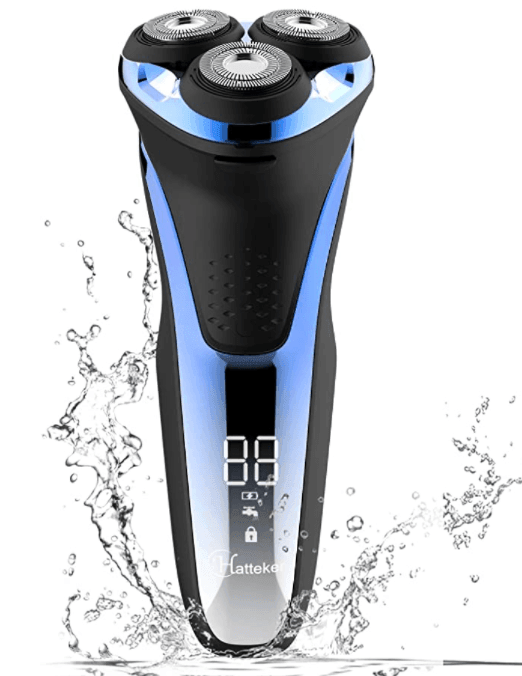 HATTEKER Electric Shaverwith Pop-up Trimmer Waterproof