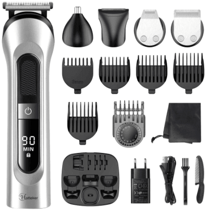 HATTEKER Brand Hair Clipper Waterproof Man's Barber 5 in 1 RFC 591805