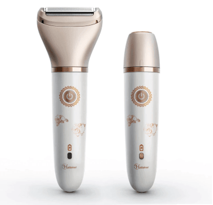 HATTEKER Electric Women Epilator Painless Hair Remover Waterproof USB Charging