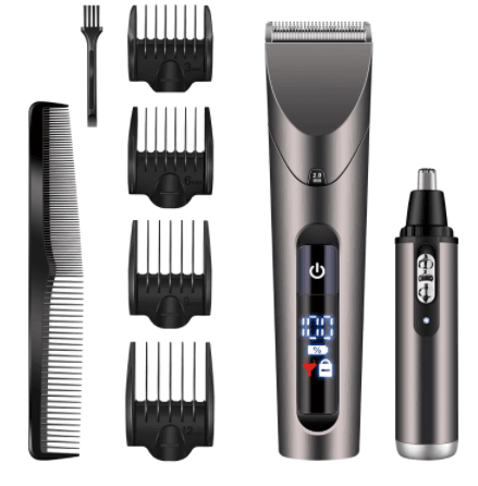 Hatteker Clipper Cordless Hair Beard Nose Hair Trimmer Waterproof RFC 69102