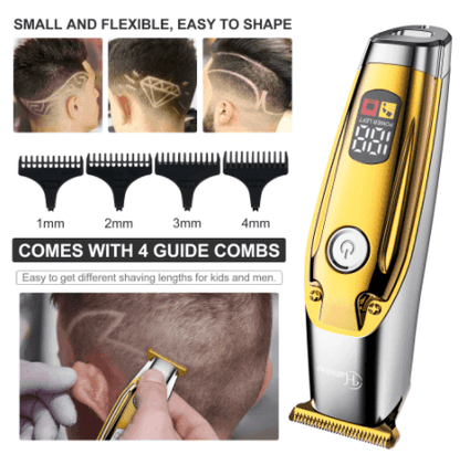 HATTEKER Professional Outlining Hair Beard  Kit Body Trimmer with T Blade Electric