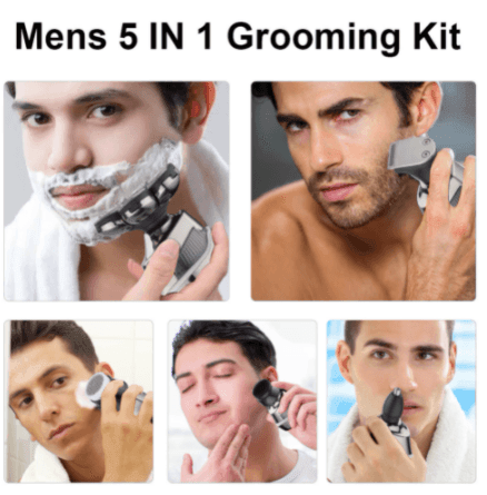 HATTEKER Blad hair clipper for Men 5 in 1 Electric Razor Multifunctional