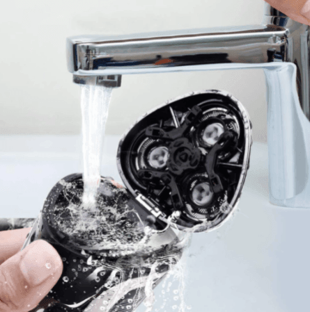 HATTEKER Electric Razor Wet & Dry Mens Electric Shaver with Pop-up 3D Rechargeable Rotary Shaver
