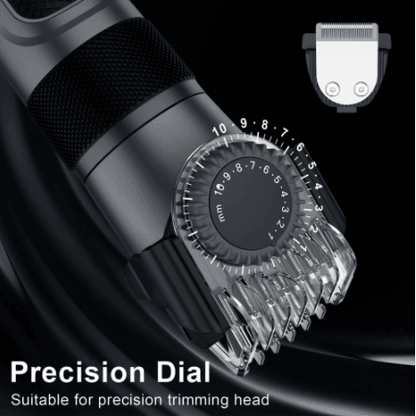 HATTEKER  Hair Clipper  Professional Waterproof grooming kit 3 in1 USB charging Haircut RFC-69503