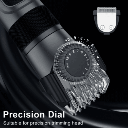 HATTEKER  Hair Clipper  Professional Waterproof grooming kit 3 in1 USB charging Haircut RFC-69503