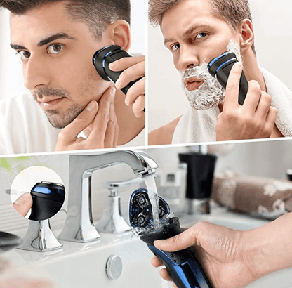 HATTEKER Electric Shaverwith Pop-up Trimmer Waterproof