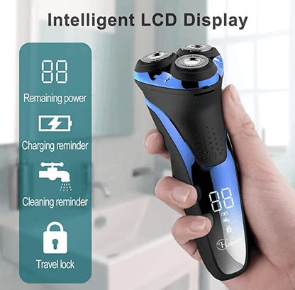 HATTEKER Electric Shaverwith Pop-up Trimmer Waterproof